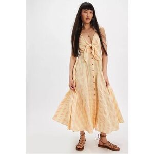 Free People Via Gingham‎ Cami Midi Dress
